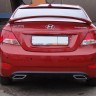 Спойлер высокий для Hyundai Solaris (2010-2016) купить недорого с доставкой в Шарья